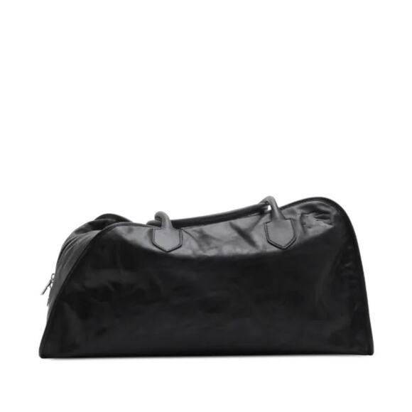 Burberry medium Shield leather duffle bag Black Leather NWT 3550$ - Picture 2 of 10
